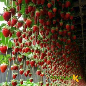Клубника ампельная Анастасия купить по цене от 370р. в интернет-магазине «Посадика» с доставкой почтой в в Пикалевое и по всей России – [изображение №1].